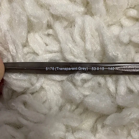 Coach 5176 transparent grey prescription glasses HC 6139U T - Picture 3 of 16